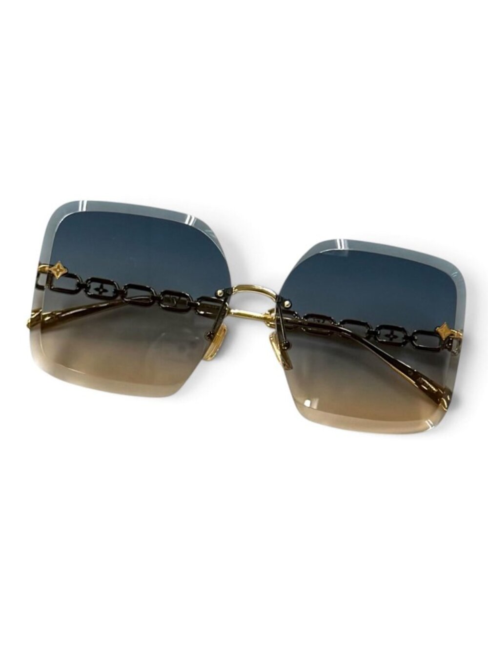 Louis Vuitton Sunglasses LV Square Gold Eyewear